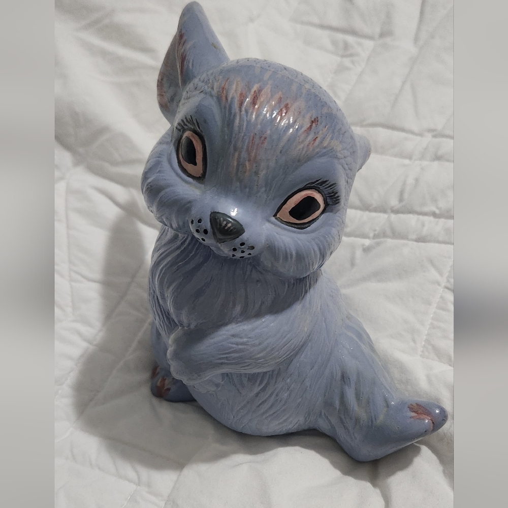 Vintage blue bunny